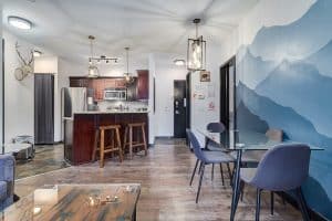newly renovated canadian rockies condo