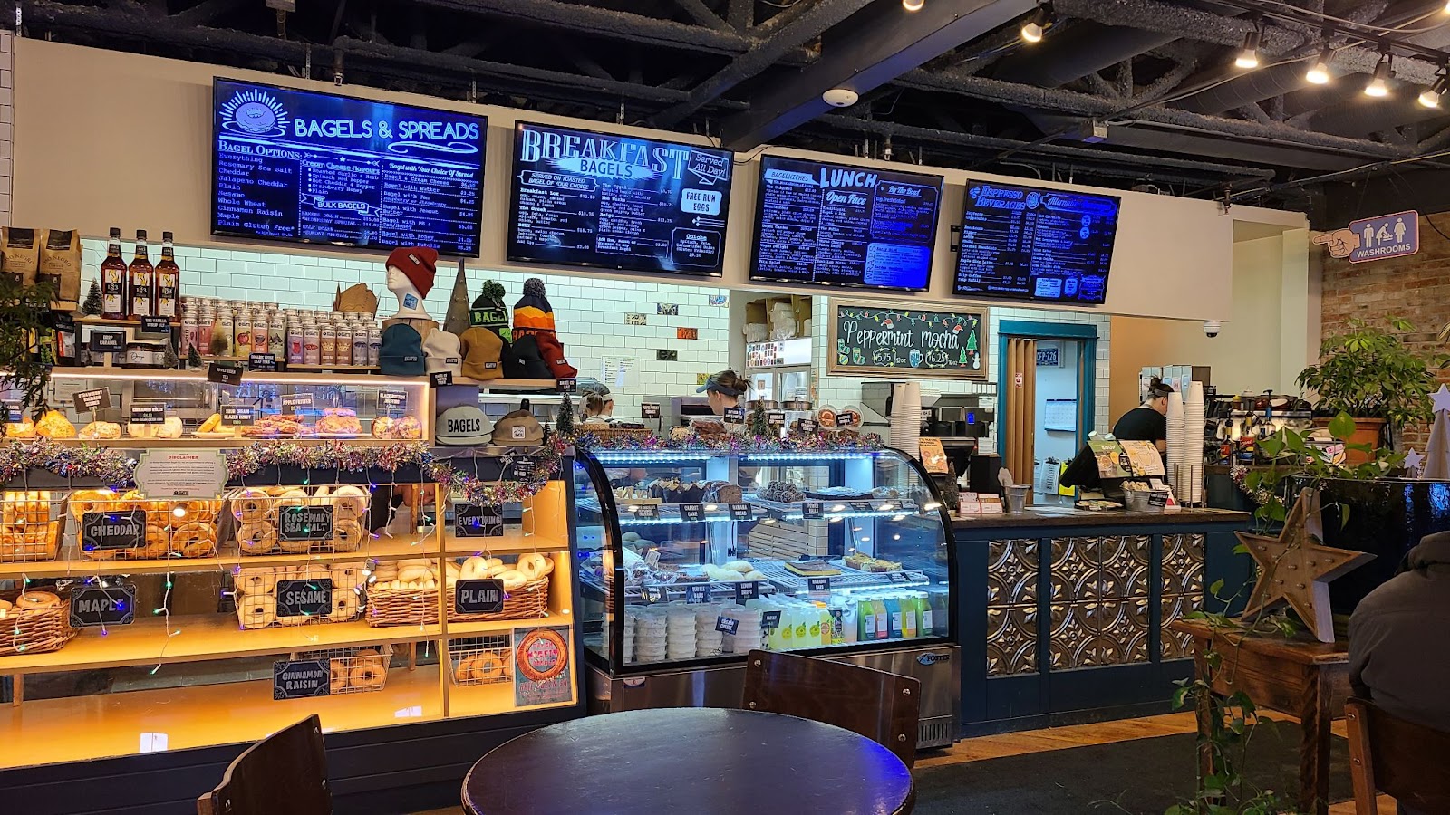 Rocky Mountain Bagel Co Food Display