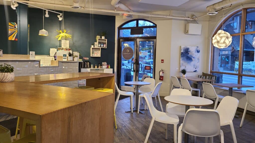 Inside Communitea Cafe