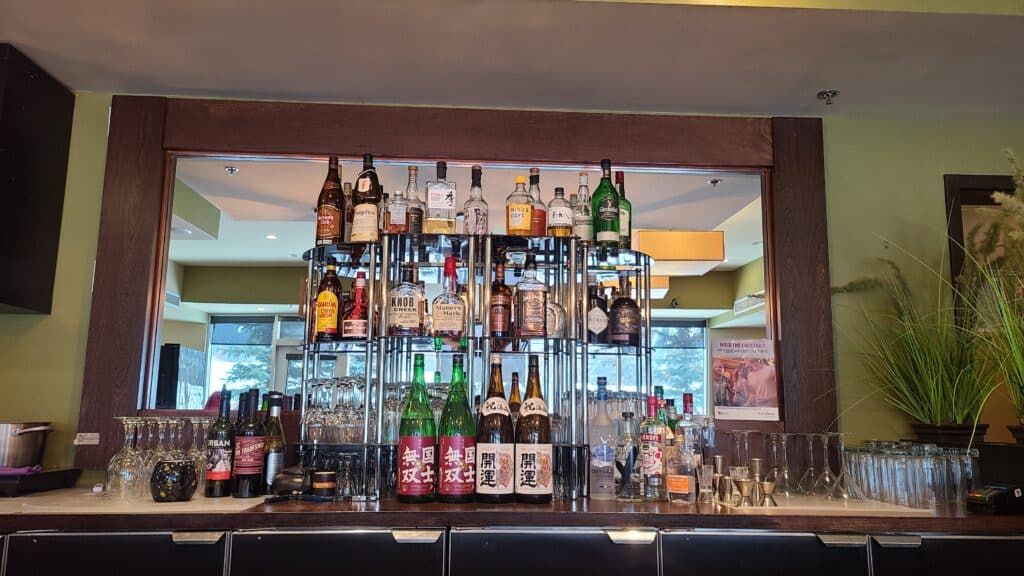 Wild Orchid Bistro Drinks Display