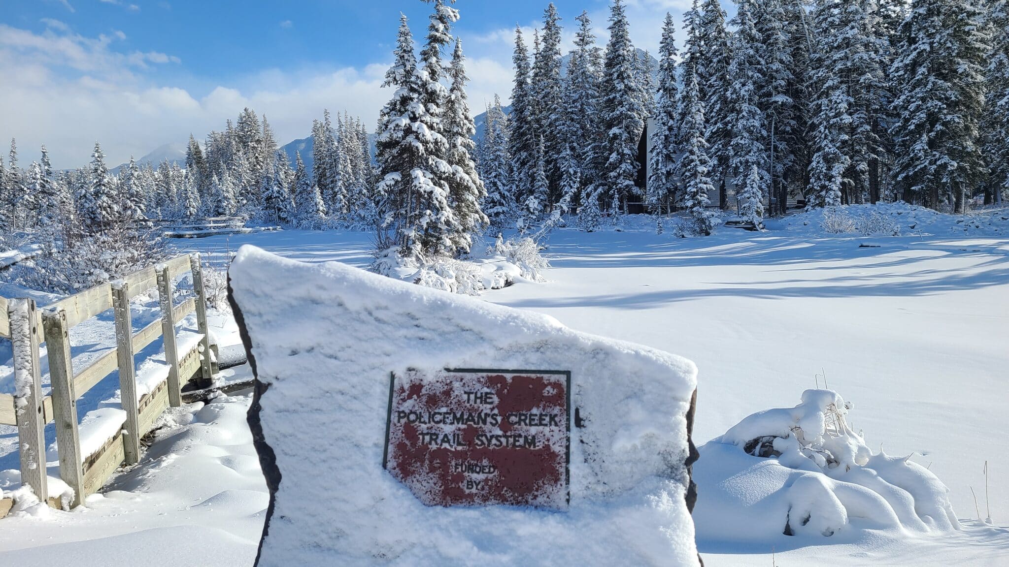 Policeman's Creek Trail Sign