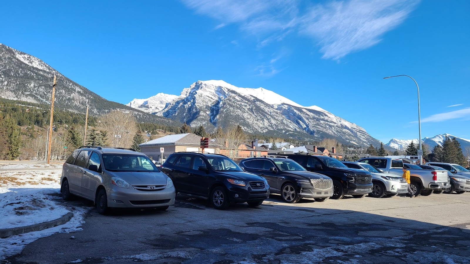 Mountain View of Boston Pizza Canmore