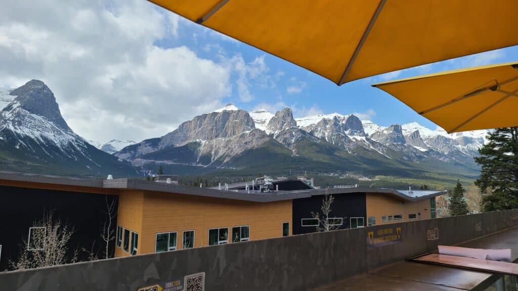 View from Tank310 restaurant
