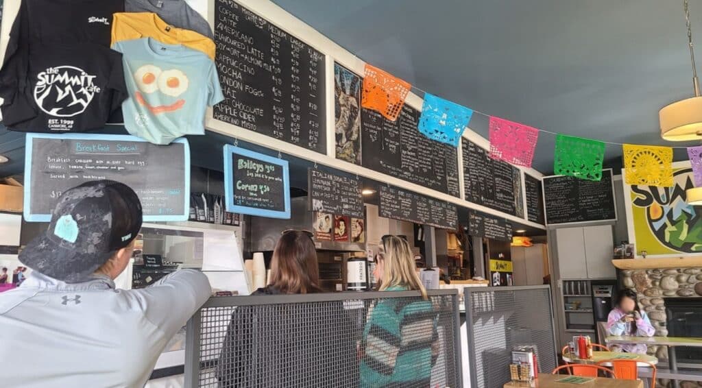 Summit Cafe Order Counter