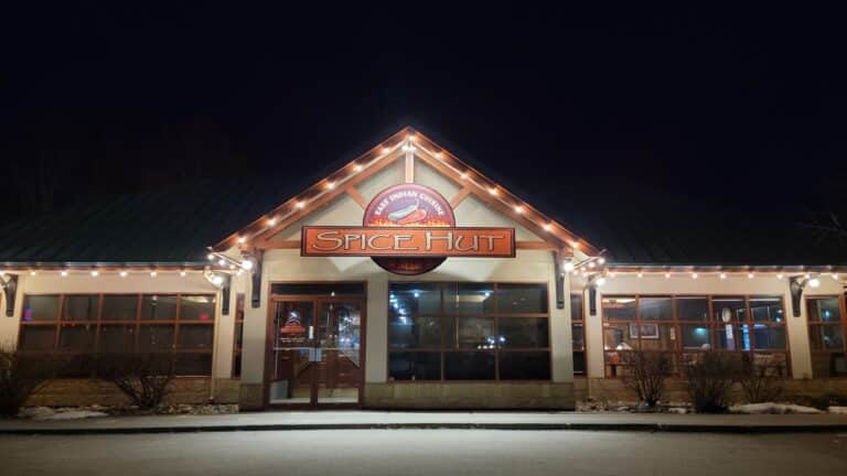 Front entrance of spice hut canmore